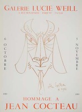 Jean COCTEAU : Visage de