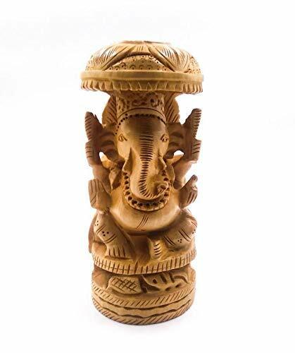 Bois idol lord ganesha avec - bois,