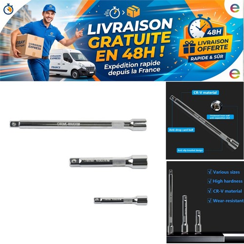 Jeu rallonges cliquet 2 - 3,