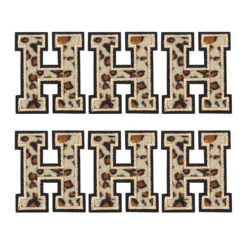 Pièces lettres patch - lettres, h
