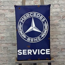 Plaque émaillée MERCEDES