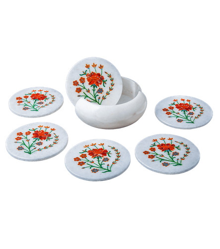 Marbre coaster set demi - marbre,
