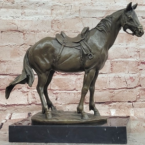 Statue cheval bronze - cheval, en