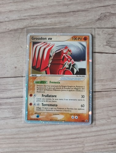 Carte pokémon groudon 038 - carte,