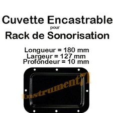 Cuvette Encastrable  NON PERCEE  Dimension 179 X 126 mm