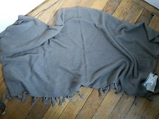 Etole echarpe Camel Bel Air neuve en 100% laine 