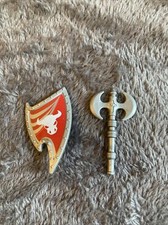 Lot Playmobil Accessoires : arme bouclier Hache  indien cowboy pirate viking