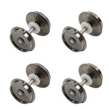 4pcs Échelle HO 1:87 Roues en