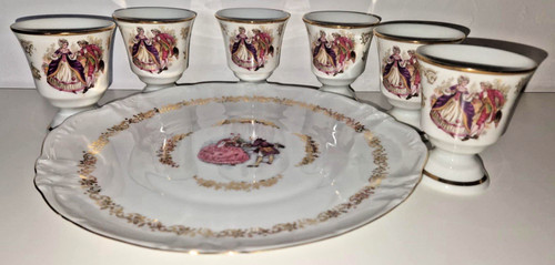 Lot mazagrans porcelaine - 6,