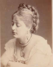 PHOTO CDV MISS ROSE CULLEN