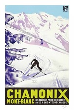 SKI CHAMONIX Rf93 - POSTER HQ