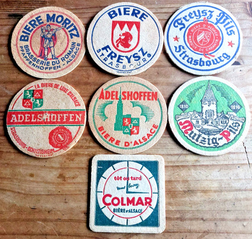 Lot anciens sous bocks biere - lot,