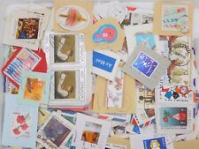 LOT DE 70g TIMBRE MONDE ENTIER SUR PAPIER CHARITÉ COMMÉMORATIVE KILOWARE 20% ...