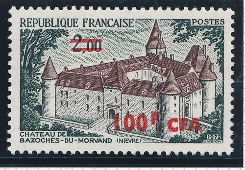 Timbre cfa réunion 417 - cfa,