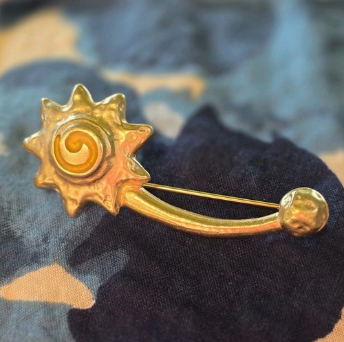 Superbe broche vintage signée - superbe,