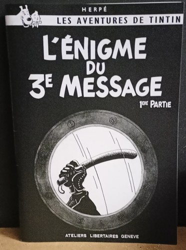 Tintin pastiche énigme du - tintin,