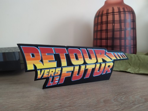 Enseigne retour vers futur - le,