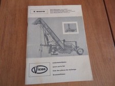 RARE TRACTEUR MANUEL PIECES RECHANGE VICON ARRACHEUSE BETTERAVES STEKETEE E60019