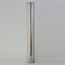 Tube En Acier Inox Ø 13 Cm 130 Mm Hauteur Cm 100H Pour Poêles À Bois Pellets