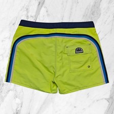 SUNDEK Short De Bain Homme Bicolore Jaune Fluo Bleu Rarissime Tg 34 / 48 ITA