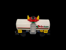 Lego® train 9V RC chemin de fer voie ferrée 7939 wagon-citerne Octan