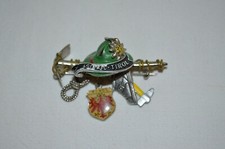 Ancienne broche piolet tirol - broche,