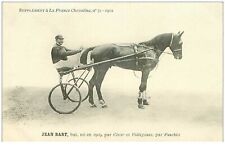 hippisme.n°35965.jean bart.bai.1912.CHEVAUX.sulky.SUPPLEMENT A LA FRANCE CHEV