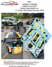 DECALS 1/43 REF 2919 Škoda