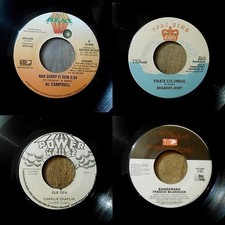 reggae lot de 8 vinyle 45 tours 