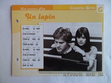 CARTE FICHE PLAISIR DE CHANTER