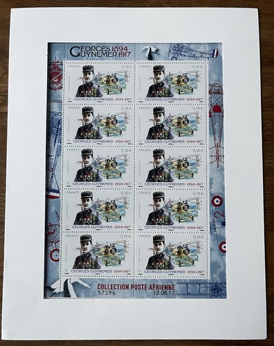 France feuille poste aérienne - poste,