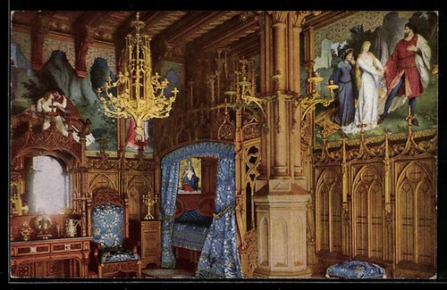 Carte postale chambre - , au