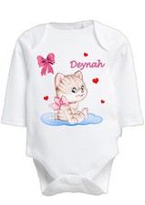 Body bébé chat mignon fille
