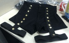 Femme Sexy Punk Short Gothique