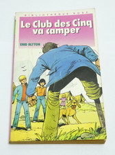 LE CLUB DES CINQ VA CAMPER LIVRE BIBLIOTHEQUE ROSE ENID BLYTON 1989 N° 832