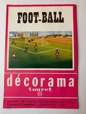DECALCOMANIES VINTAGE DECORAMA TOURET - SERIE FOOTBALL