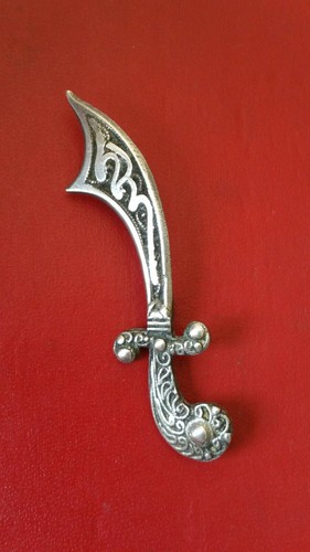 Ancienne broche khanjar sabre - khanjar,