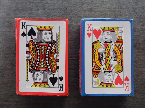 Deux jeux cartes - 54,