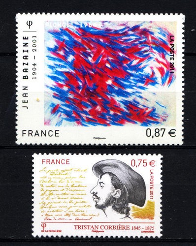 France 4536 jean bazaine - france, 4536/37