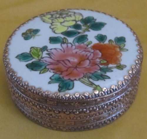 Ancienne boite poudre en - ancienne,