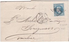 YT 29 - Nîmes (Gard) à Sérignan (Vaucluse) - Ambulant  au dos