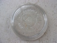 Couvercle verre ancien - verre,