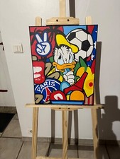 Tableau Toile Décoration Donald / PSG acrylique