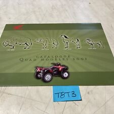 Honda Quad 2001 TRX 500 450 350 250 prospectus  brochure catalogue