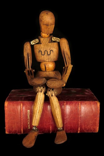 Ancien mannequin artiste en - ancien,