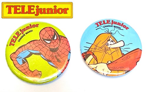 Télé junior lot badges - télé,