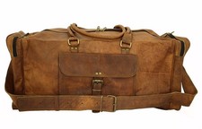 Petit et moyen grand sac de sport en cuir, transport de bagages de voyage...