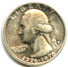 USA Quarter Dollar argent