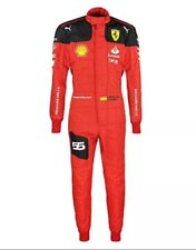 Go Kart Carlos Sainz Ferrari Racing Suit with Digital Sublimation