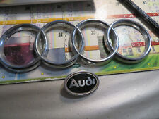 lot 2 sigle embléme logo AUDI capot calandre coffre aile tableau bord ???
